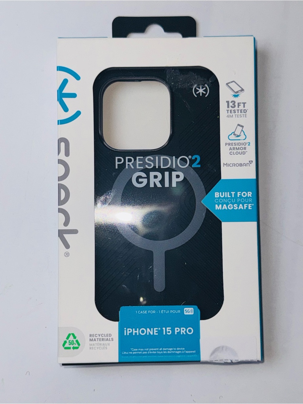 speck Presidio2 Grip Case for iPhone 15 Pro - Black